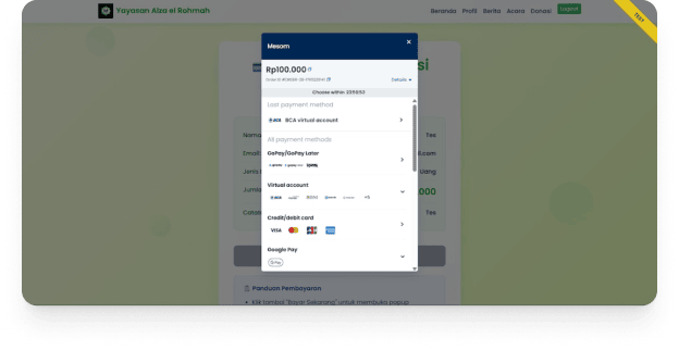 Sistema de gestión financiera con módulos administrativos integrados